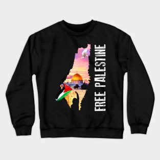 Free Palestine Crewneck Sweatshirt